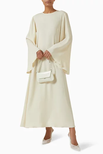 فستان جاكي بنمط قفطان كريب