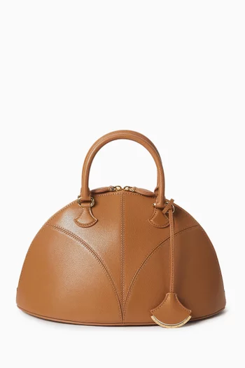 Medium Marquise Top-handle Bag in Leather