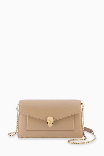 Serpenti Forever Crossbody Bag in Leather