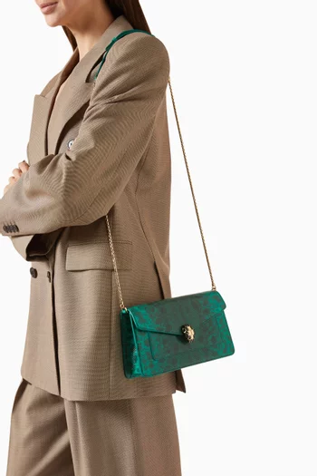 Serpenti Forever Crossbody Bag in Karung Leather