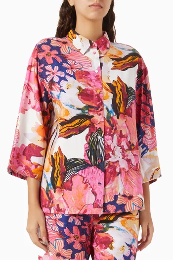 Yasdelphi Floral-print Shirt