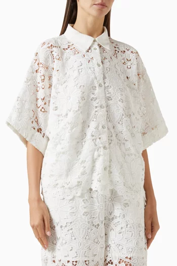 Yasmilvo Crochet Shirt in Cotton