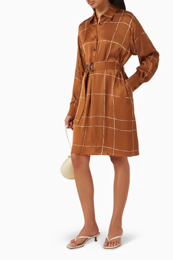 Enzo Belted Shirtdress