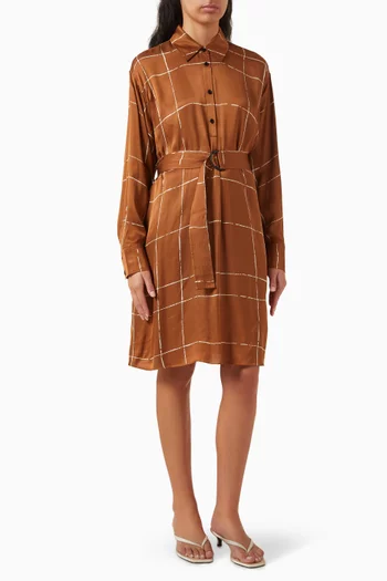 Enzo Belted Shirtdress