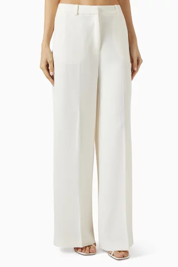 Rhodes Wide-leg Pants in Crepe
