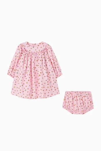 فستان بنقشة نجوم 