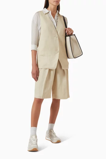 Melrose Vest in Linen Blend