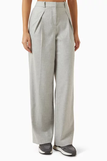 Taflong Pants in Wool-flannel