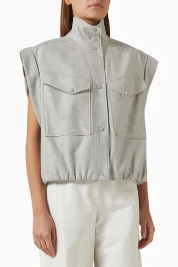 Jaflesti Blazer in Stretch-flannel