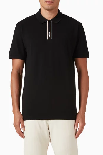 تي شيرت بولو بادي قطن مطاطي