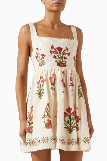 Barbara Canna Mini Dress in Linen