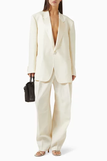Hubby Oversized Jacket in Linen
