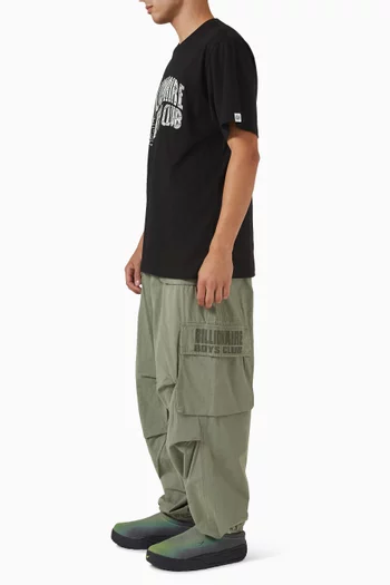 Straight-leg Cargo Pants in Cotton