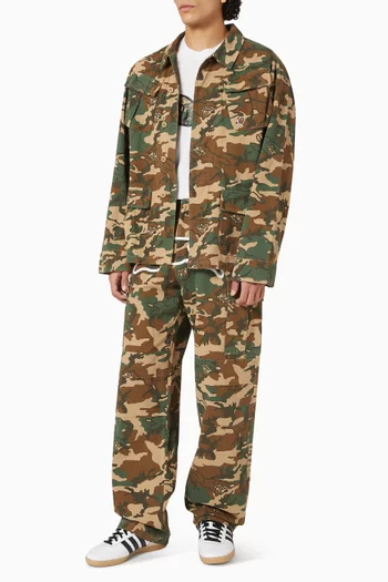 Running Dog Camo Cargo Pants