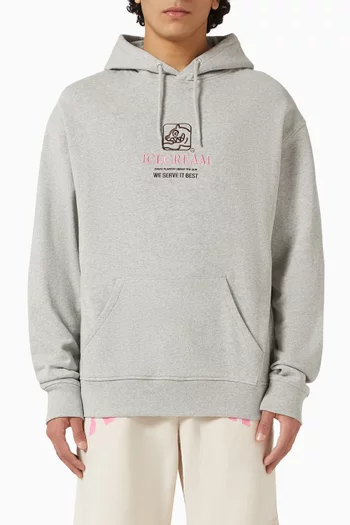 Serve It Best Popover Hoodie in Cotton