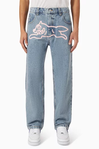 Running Dog Double Scoop Jeans