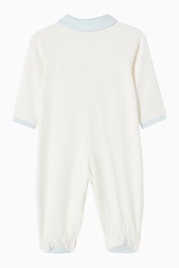 Teddy Print Pyjama in Cotton