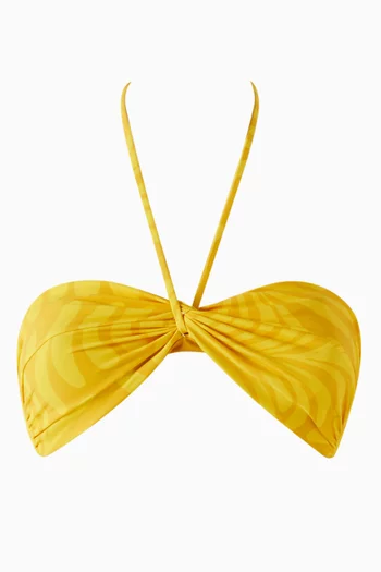 قطعة بيكيني علوية مارتينا بأربطة حول الرقبة