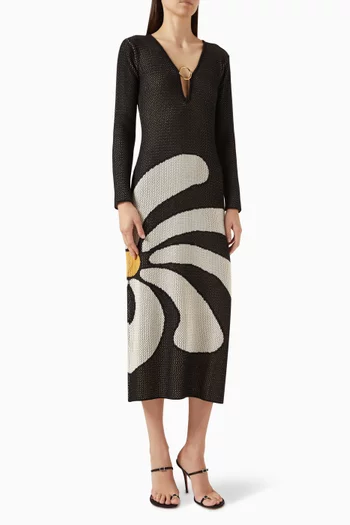 Magna Knit Dress in Cotton Blend