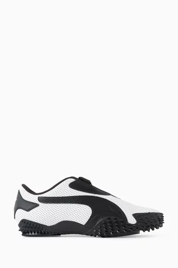 Mostro Perforated Sneakers in Leather