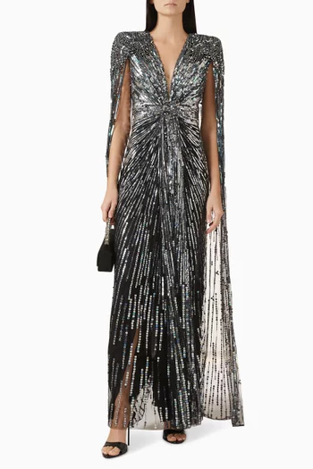 Gold Rush Embellished Gown