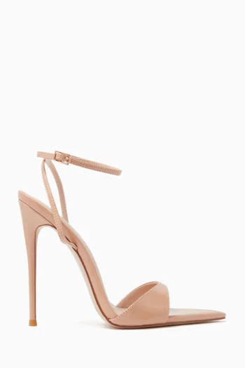 Gigi 120 Sandals in Faux Patent Leather