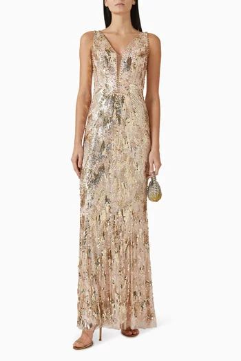 Marion Sequin-embellished Gown