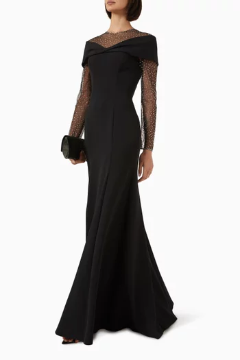 Etienne Rhinestone-embellished Gown