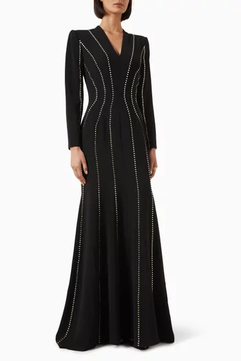 Victoire Rhinestone-embellished Gown