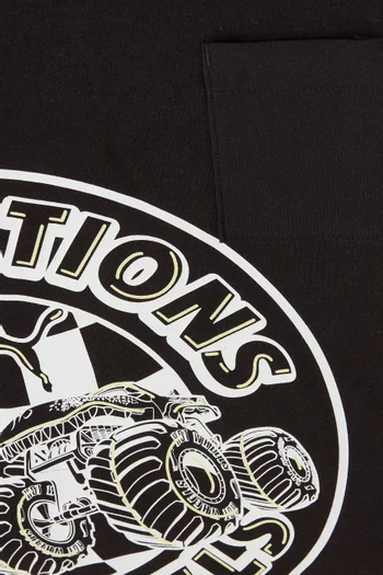 تي شيرت بطبعة بوما x هوت ويلز 