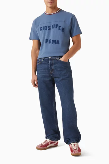 تي شيرت بطبعة قطن بوما × كيدسوبر