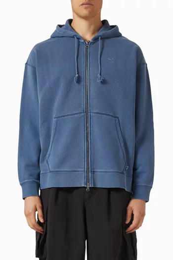 MMQ Full-zip Hoodie in French Terry