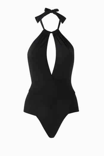 x Sabine Getty High-leg One-piece Swimsuit