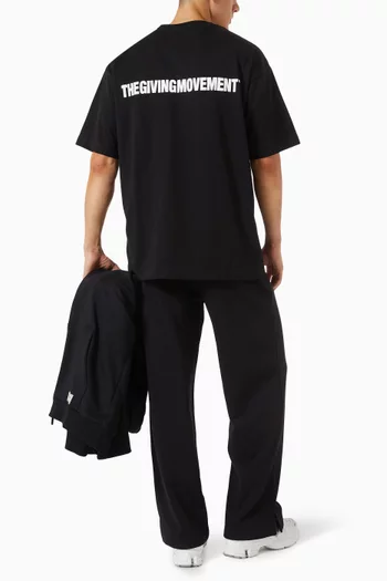 تي شيرت فضفاض قطن جيرسيه