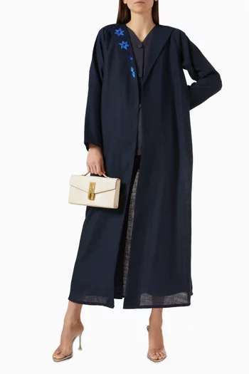 3-piece Abaya Set in Linen