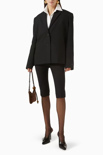 La Veste Carree Blazer in Virgin Wool