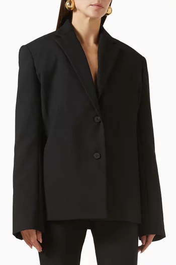 La Veste Carree Blazer in Virgin Wool