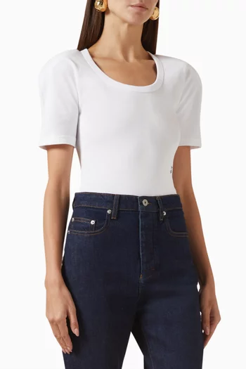 Le Ovalo Bodysuit in Cotton
