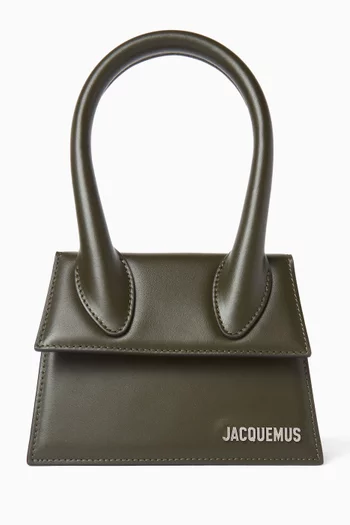 Small Le Chiquito Moyen Tote Bag in Leather