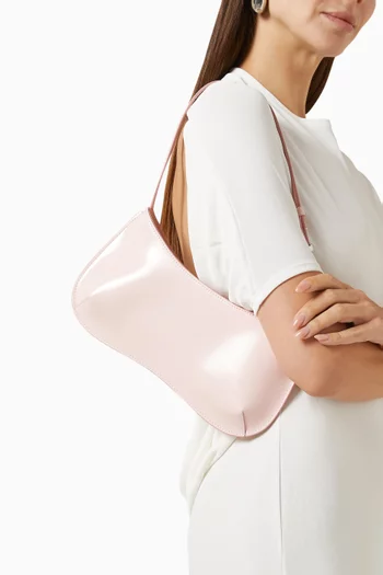 حقيبة كتف لو بيسو بسحّاب جلد