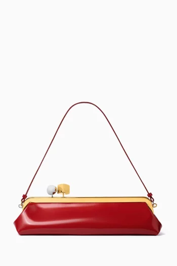 Small La Pochette Salon Shoulder Bag in Leather