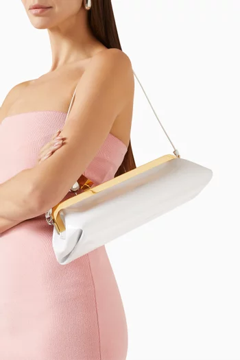 Small La Pochette Salon Shoulder Bag in Leather