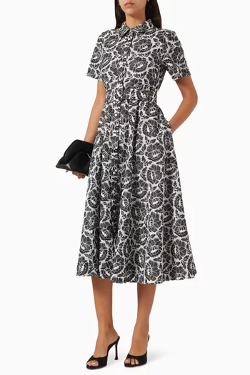 Jean Shirt Midi Dress