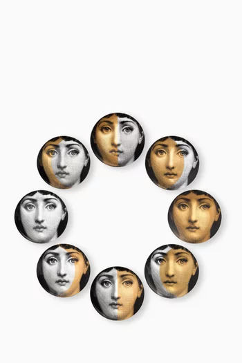 Tema e Variazioni Fasi Lunari Plates, Set of 8