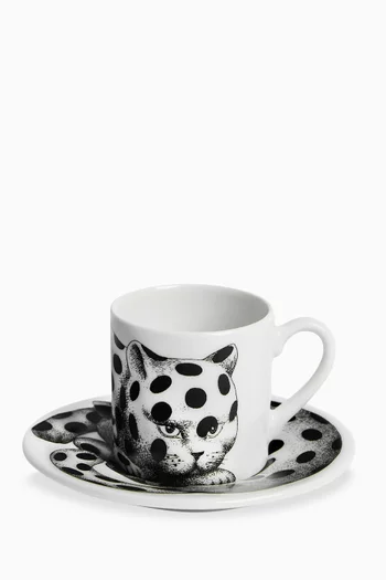 High Fidelity A Pois Coffee Cup in Porcelain