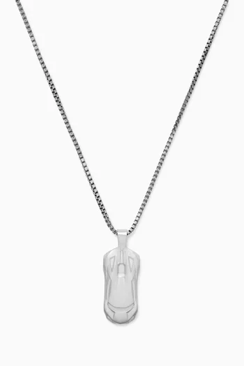 x Lamborghini Miniature Necklace in Sterling Silver