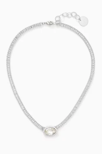 قلادة مزينة بالكريستال