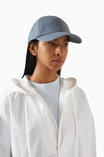 La Casquette Gadjo Baseball Cap in Denim