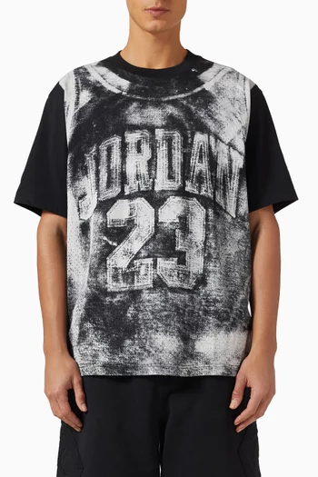 تي شيرت بروكلين بتصميم جامعي قطن