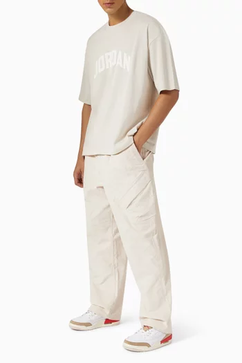 بنطال فلايت شيكاغو قماش قطن مخملي مضلع